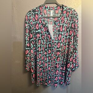 Dear Scarlett Chic Women's Leopard Print Top